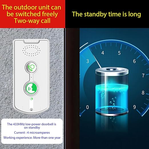 Swokely Rechargeable Wireless Intercom Unit, 2-Way Talking, 500 Meter Talking - Image 4