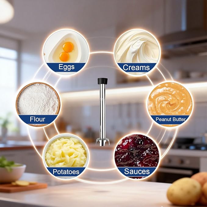 VONCI 14inch Commercial Immersion Blender Detachable Shaft, 500W & 750W - Image 6