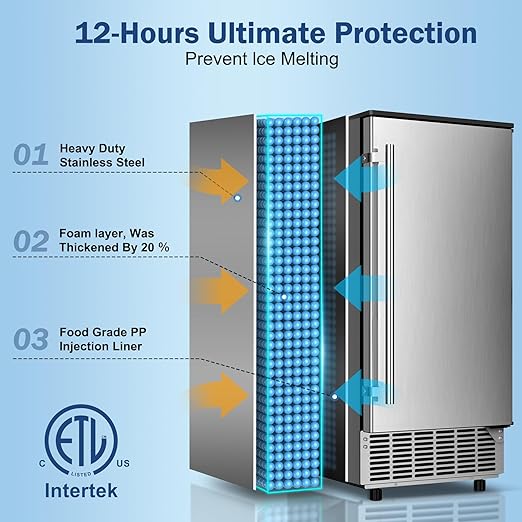Built in Ice Machine, 95Lbs/Day - Image 3