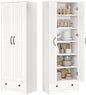 70" Tall Storage Cabinets, Large Wood Storage Pantry Cabinet by Decofy