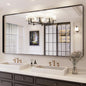 ISKM Black Framed Mirror for Wall 77"x 36", Large Bathroom Mirror Anti-Rust by ISKM-IStillKeepMovin