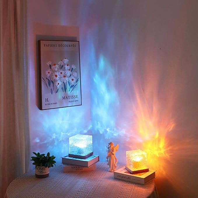 Growalleter Ocean Wave Projector Light, 16 Color Rechargeable Ocean Lamp - Image 7
