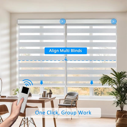 COOLWINDS Motorized Zebra Blinds - Image 2