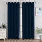 CUCRAF Navy Blue Blackout Curtains 84 Inches Long, Thermal Insulated Noise by CUCRAF