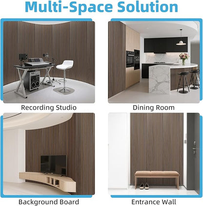 Art3d 2-Pack Acoustic Wood Slat Wall Panel - Image 9