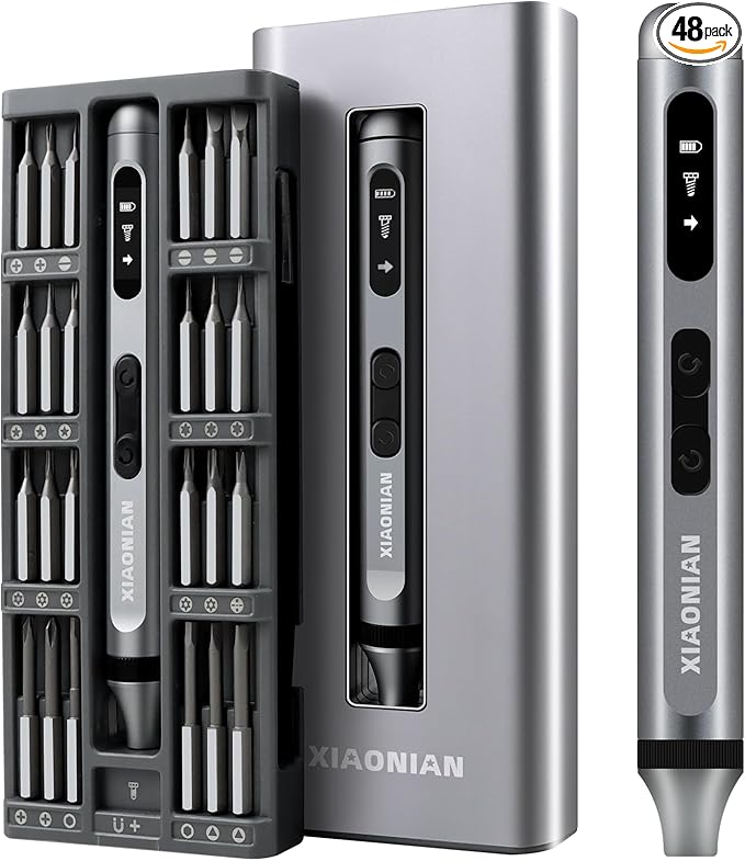 52 in 1 Electric Screwdriver Set, XIAONIAN 3.7V Mini Precision Screwdriver Set by XIAONIAN