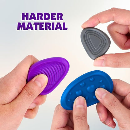 Fidget Toys Adults Sensory Stone: 6 Pack Textured Worry Stone - Image 3