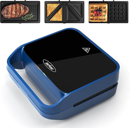 Sunvivi 3 in 1 Sandwich Maker, Electric Waffle Maker - Image 9