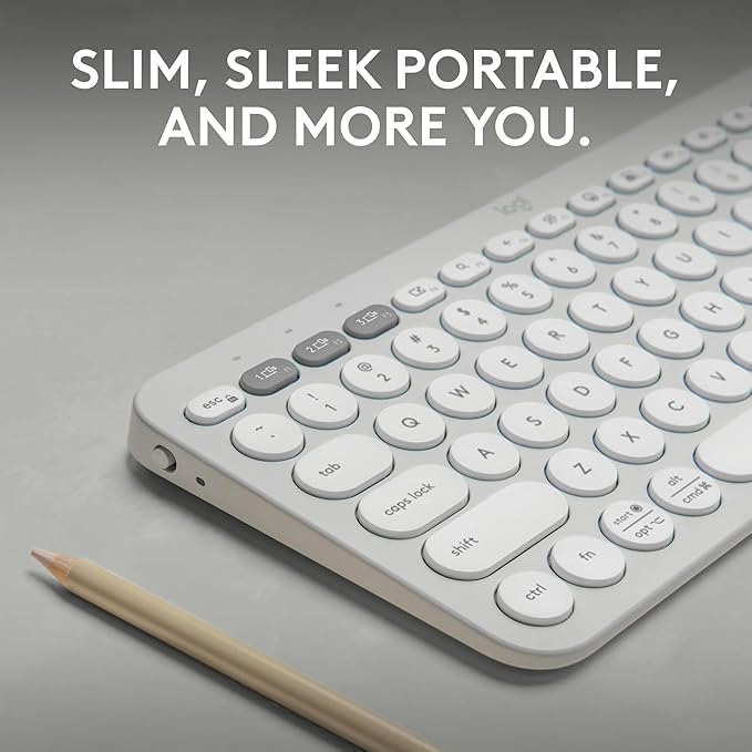 Logitech Pebble Keys 2 K380s, Slim and Portable, Easy-Switch - Image 2