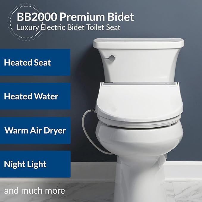 Bio Bidet BB2000 Electric Bidet Toilet Seat, Warm Water - Image 4