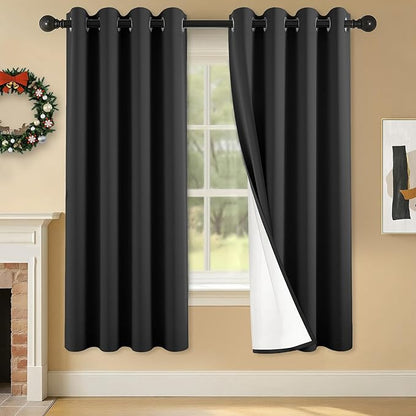 100% Blackout Curtains 63 Inch Length by Unknown