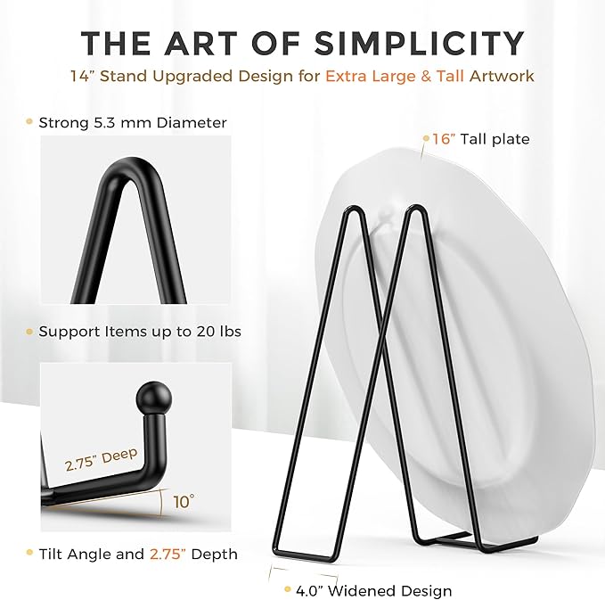 TR-LIFE 14 Inch Heavy Duty Plate Stand - Image 2