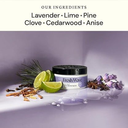 Fresh Wave Lavender Odor Removing Gel, 7 oz., Natural Plant-Based Odor - Image 2