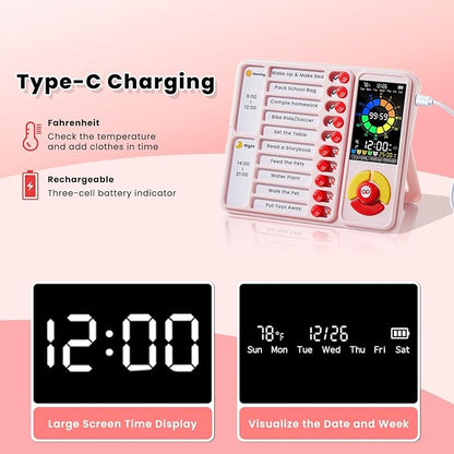 ADHD Tool for Kids, 5-in-1 Visual Timer - Image 8