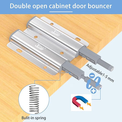 Jiayi Metal Cabinet Door Catches Heavy Duty 2 Pack Double Cabinet Push to Open - Image 3