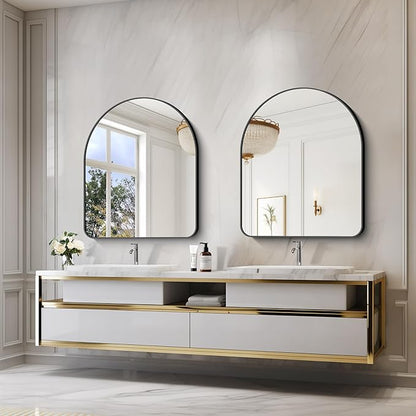 Arched Bathroom Mirror, Wall Mounted Mirror, Living Room, Hanging or Leaning - Image 6