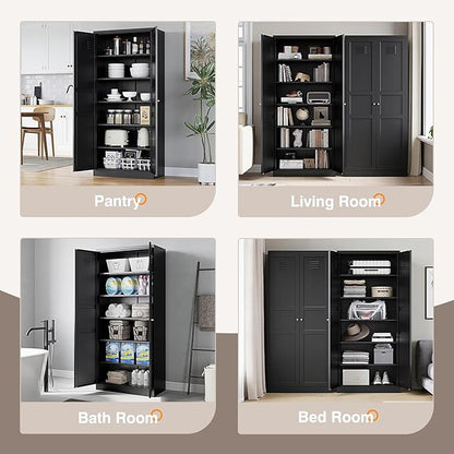 Yizosh Metal Storage Cabinet - Image 5