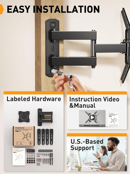 Perlegear Full Motion TV Wall Mount - Image 8