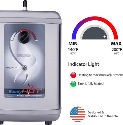 Ready Hot 41-RH-200-F570-BN Instant Hot Water Dispenser System, 2.5 Quarts - Image 3