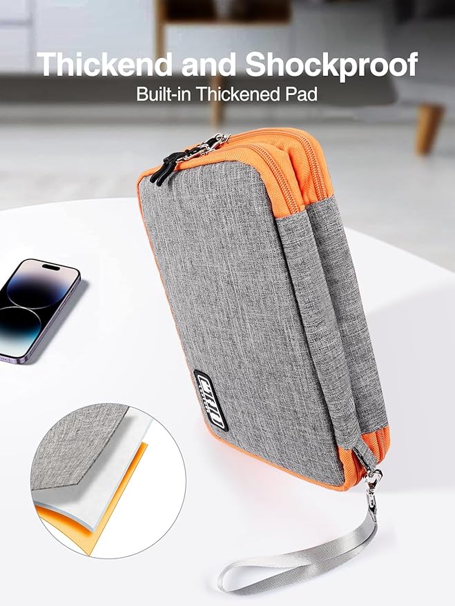 Luxtude Travel Cable Organizer Bag, Electronic Organizer Travel Case Large - Image 3