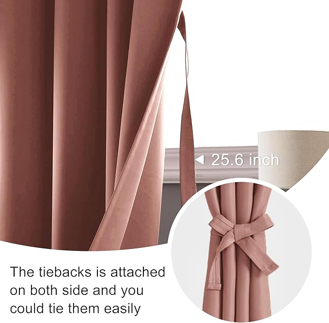 JIUZHEN Blackout Curtains for Bedroom - Image 7
