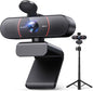 EMEET C960 4K Webcam with Tripod, 4K UHD Sony Sensor, 3 Adjustable Height Mini by EMEET