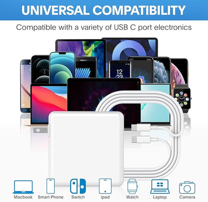 Sunveza Mac Book Pro Charger - 118W USB C Charger Fast Charger Compatible - Image 5