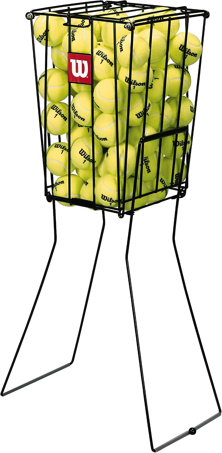 wilson unisex adult ball pick up basket tennis, side view