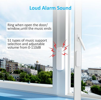 Wireless Door Chime, Door Open Sensor Alarm When Entry Business/Office/Store - Image 4