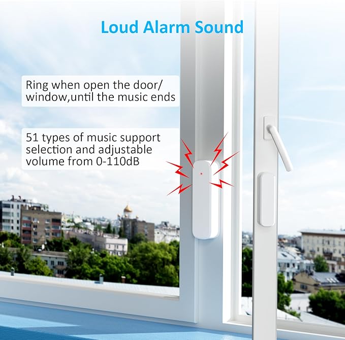 Wireless Door Chime for Business Entering, Door Open Alarm for Kid/Toddler Home - Image 4