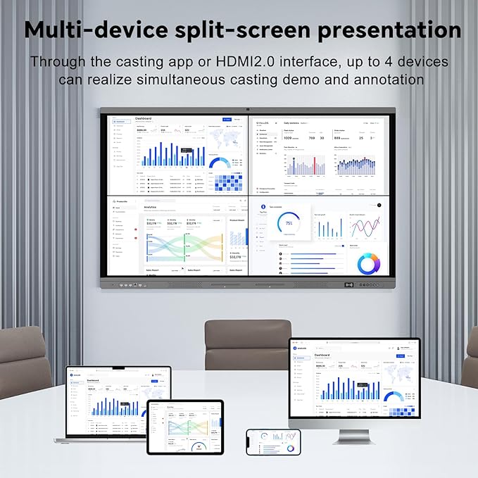 86" Smart Board, 4K Digital Whiteboard - Image 4
