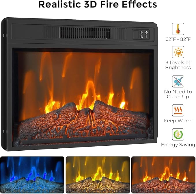 Electric Fireplace, Fireplace TV Stand - Image 3