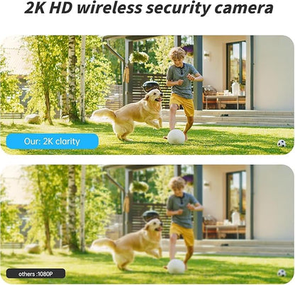 Security Cameras Wireless Outdoor, 2K Battery Powered WiFi Camera - Image 5