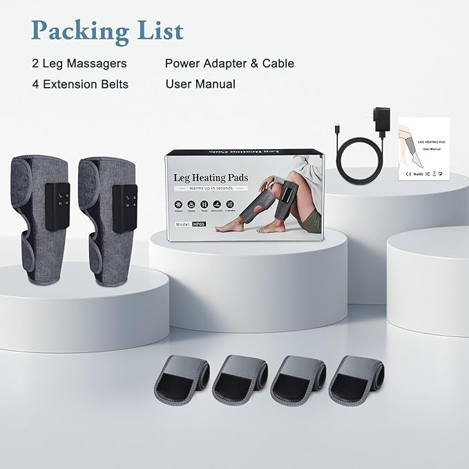 Air Compression Leg Massagers for Circulation and Pain Relief - Image 7