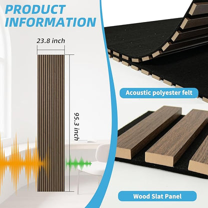 Art3d 2-Pack Acoustic Wood Slat Wall Panel - Image 7