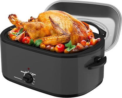 SUNVIVIPRO Roaster Oven 28 Quart, Electric Turkey Roaster by LightUpLife