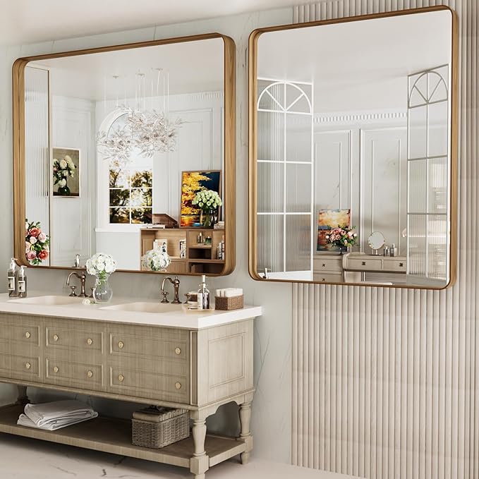 LOAAO 48X40 Inch Bathroom Mirror - Image 4