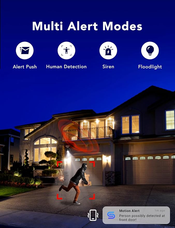 2K Security Camera Wired, Outdoor/Indoor - Image 6