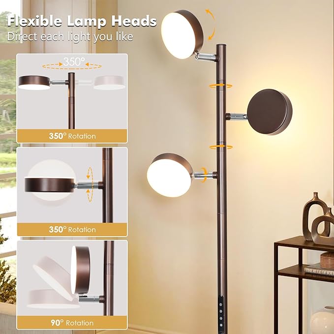 Benaep Tree Floor Lamp for Living Room - Image 5