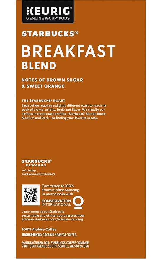 Starbucks Coffee K-Cup Pods, Breakfast Blend, Medium Roast Coffee, Notes of - Image 6