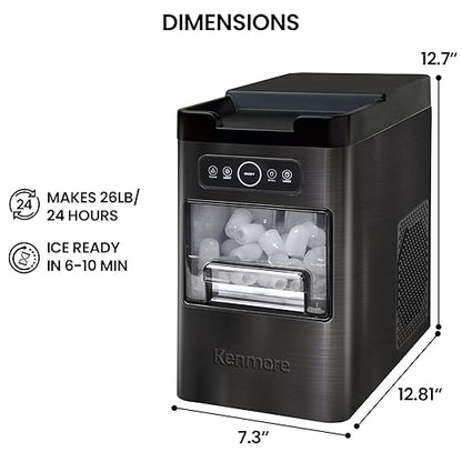 Kenmore Front Load Ice Maker – Maquina para Hacer Hielo en Casa, Nugget Ice - Image 7