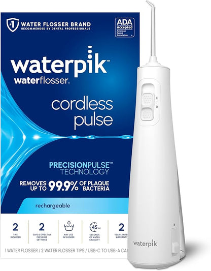 Waterpik Cordless Pulse Rechargeable Portable Water Flosser by Waterpik