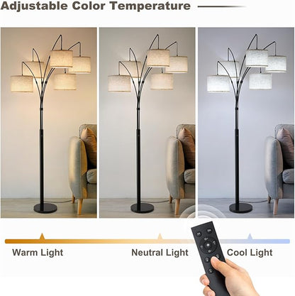 Fansdrick Floor Lamps for Living Room, 4000LM Super Bright Arc Floor Lamp - Image 5