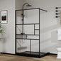 Goodyo 46 in. W x 72 in. H Bathroom Shower Glass Door Framed Tempered Clear by Goodyo