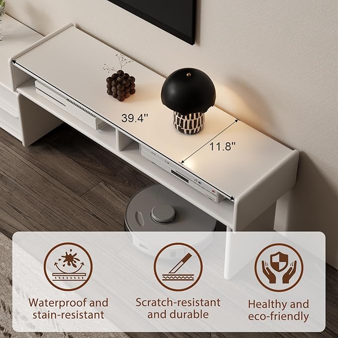 YQJJGL Solid Wood TV Stand for TVs up to 65 Inch， Walnut TV Stand - Image 7