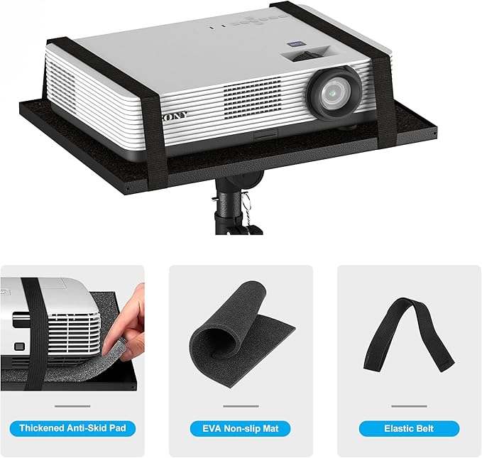 Projector Stand Tripod Adjustable, Laptop Height from 23.5 to 46.5 inches - Image 5