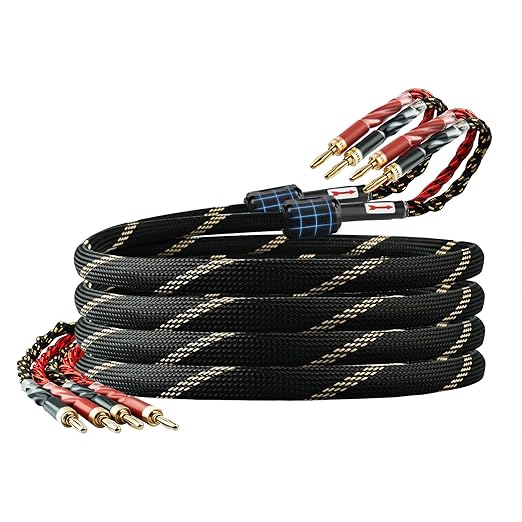 10 AWG 2Pack Audiophile Speaker Cable – Speaker Wire by YYTCG