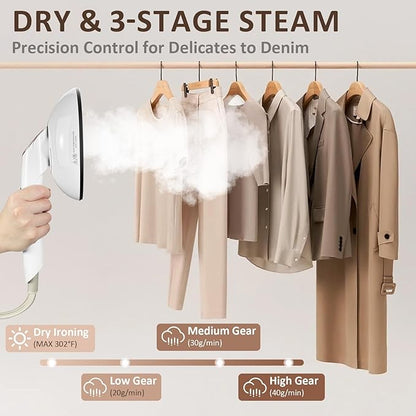 Steamer for Clothes 1500W Clothes Steamer Handheld Garment Steamer Iron - Image 5