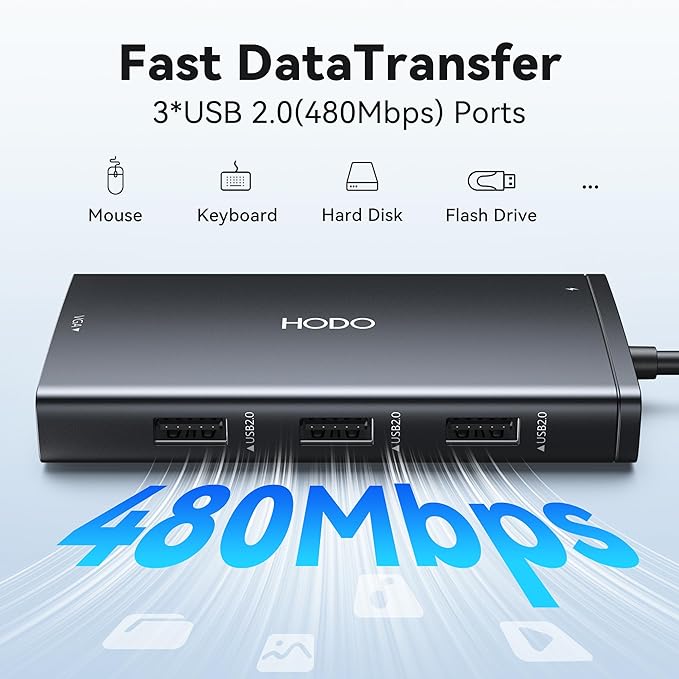 USB C Docking Station Dual Monitor Adapter - Image 8