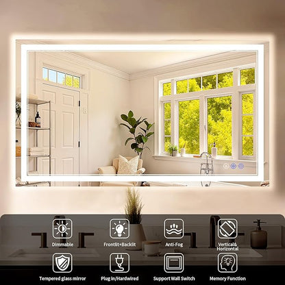 36"x55" LED Bathroom Mirror - Image 7